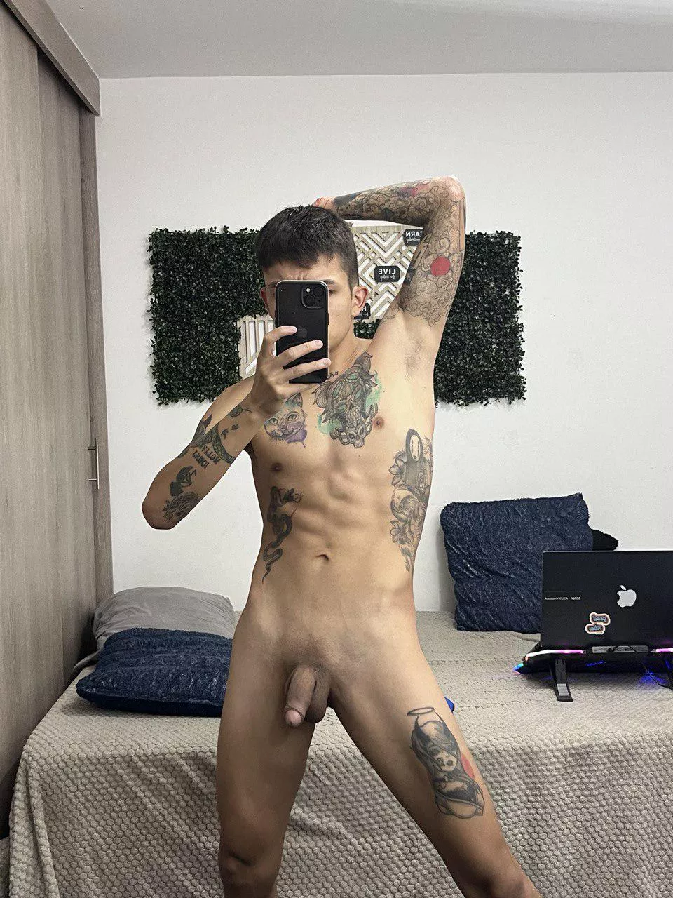 Do you see the red moon in my tattoo or are you seeing something else?