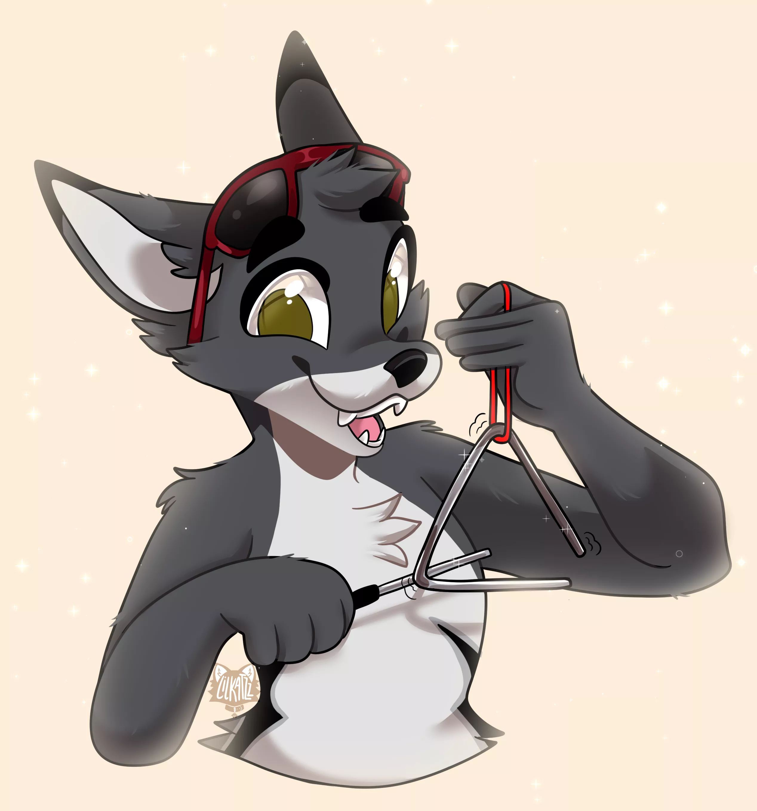 Fellow percussionists - where we at? (Art by @lilkatzz)