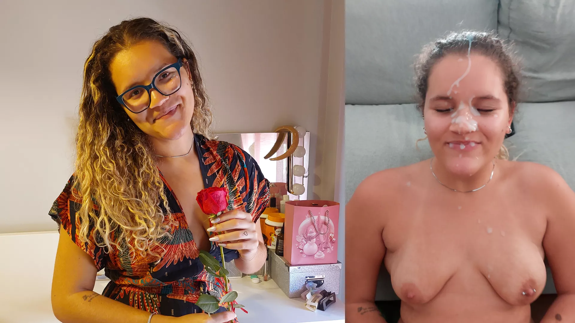 Her last before&after 💦