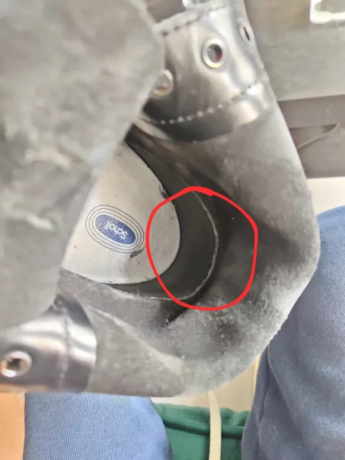 How do I stop this thing digging in to my heel?