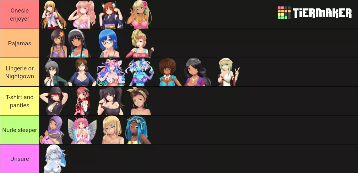 How the girls sleep at night