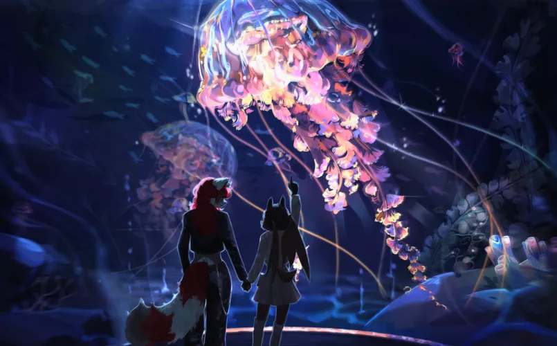 I recently painted a srt with a large aquarium, I thought I was going to go crazy (art by me)