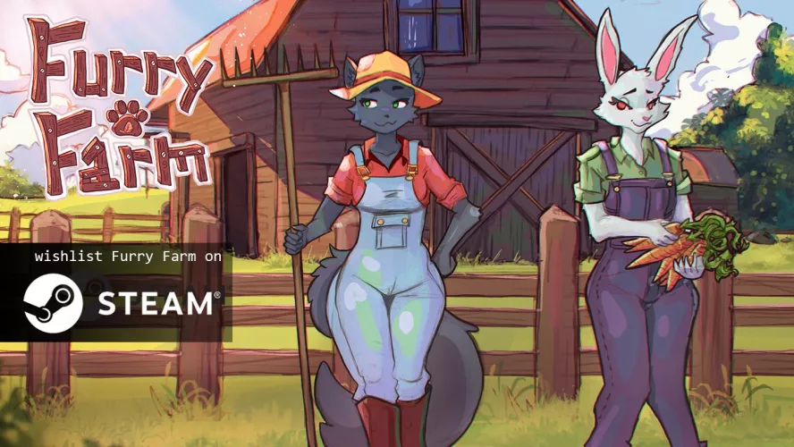 I'm making a farming game for Steam (Furry Farm), and I'll need beta testers soon. Anyone? (art by me)