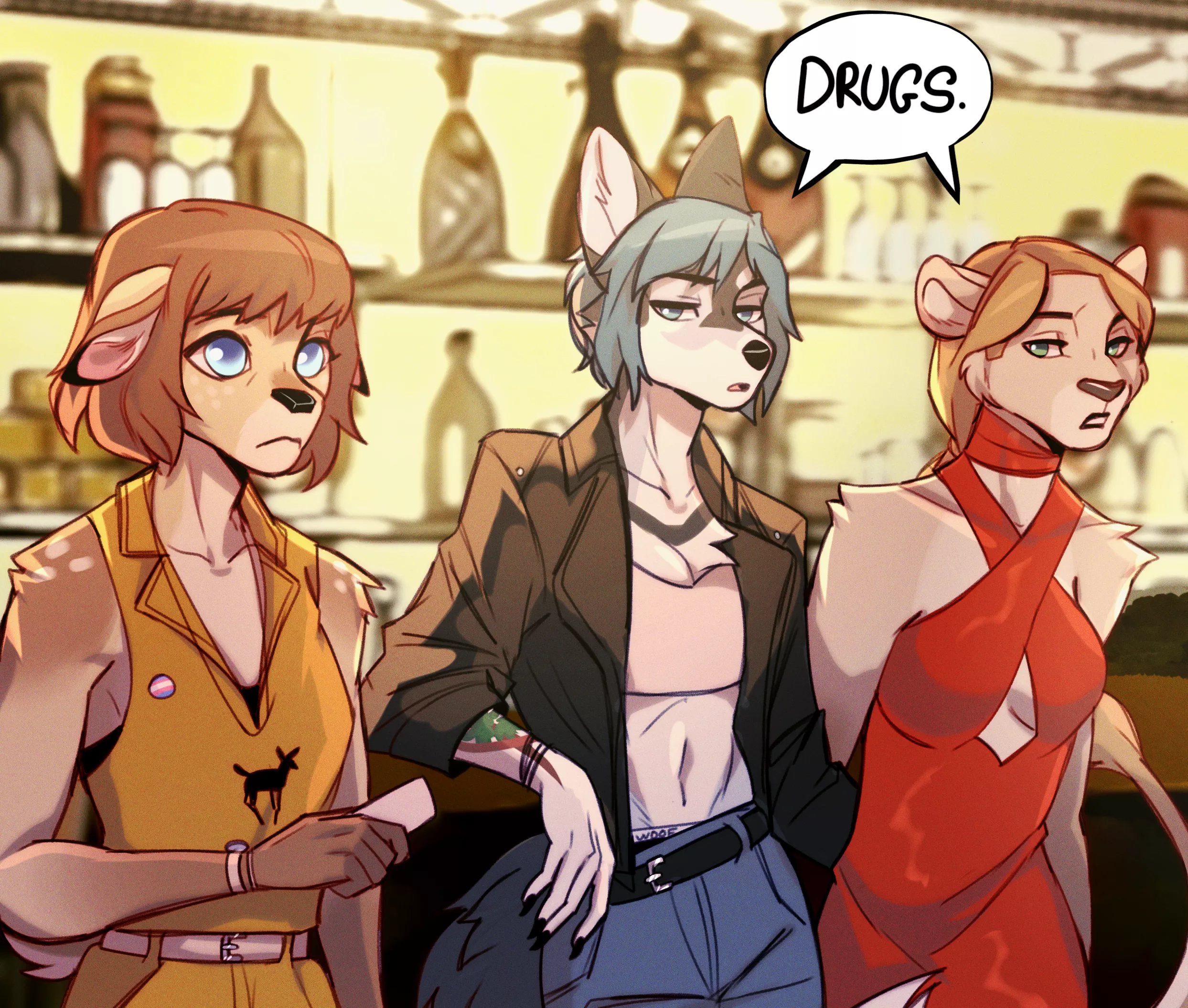 life is.. furry (art by me)