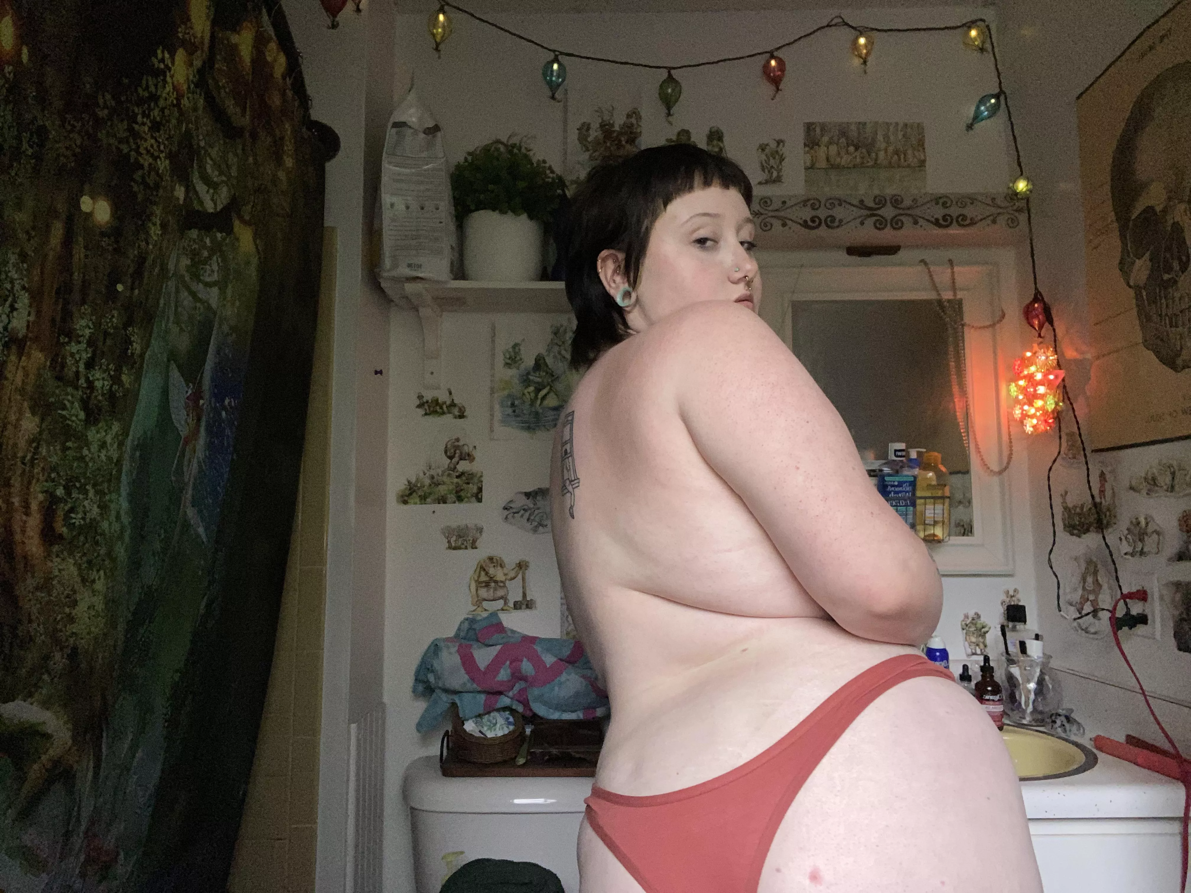 pov you’re looking through your neighbors window