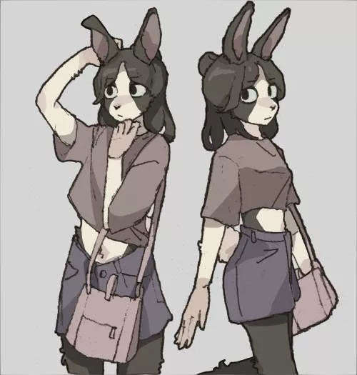 rabbit oc by me