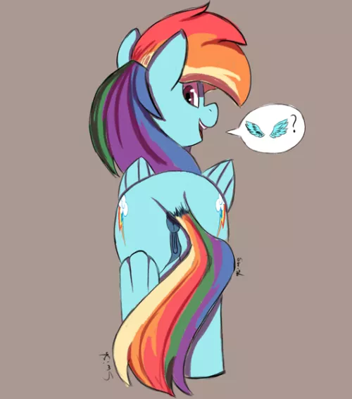 Rainbow dash wants to go for a fly [by me]