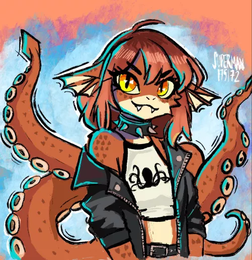 Release the Kraken! (Designed and drawn by me)