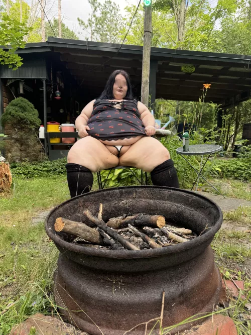 So stuffed it's poking out