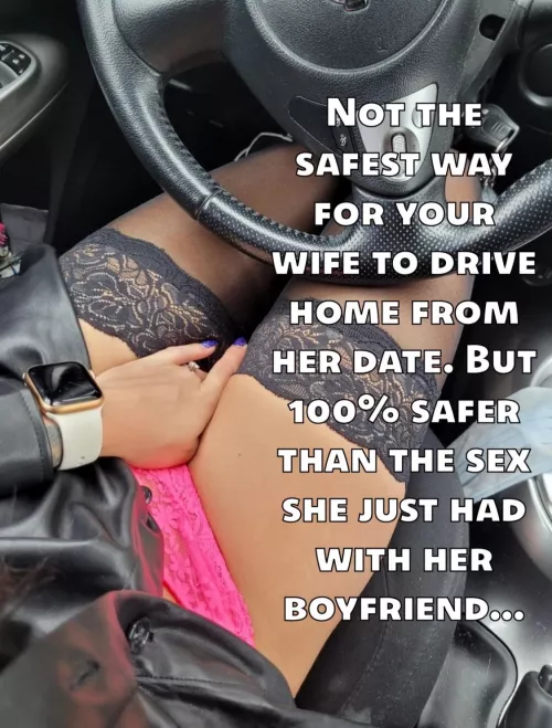 So thoughtful, holding his load inside her, just for you…