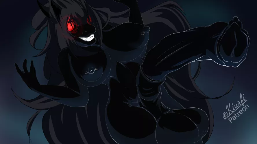 Spectral entity Futanari (original character Kiurfi)