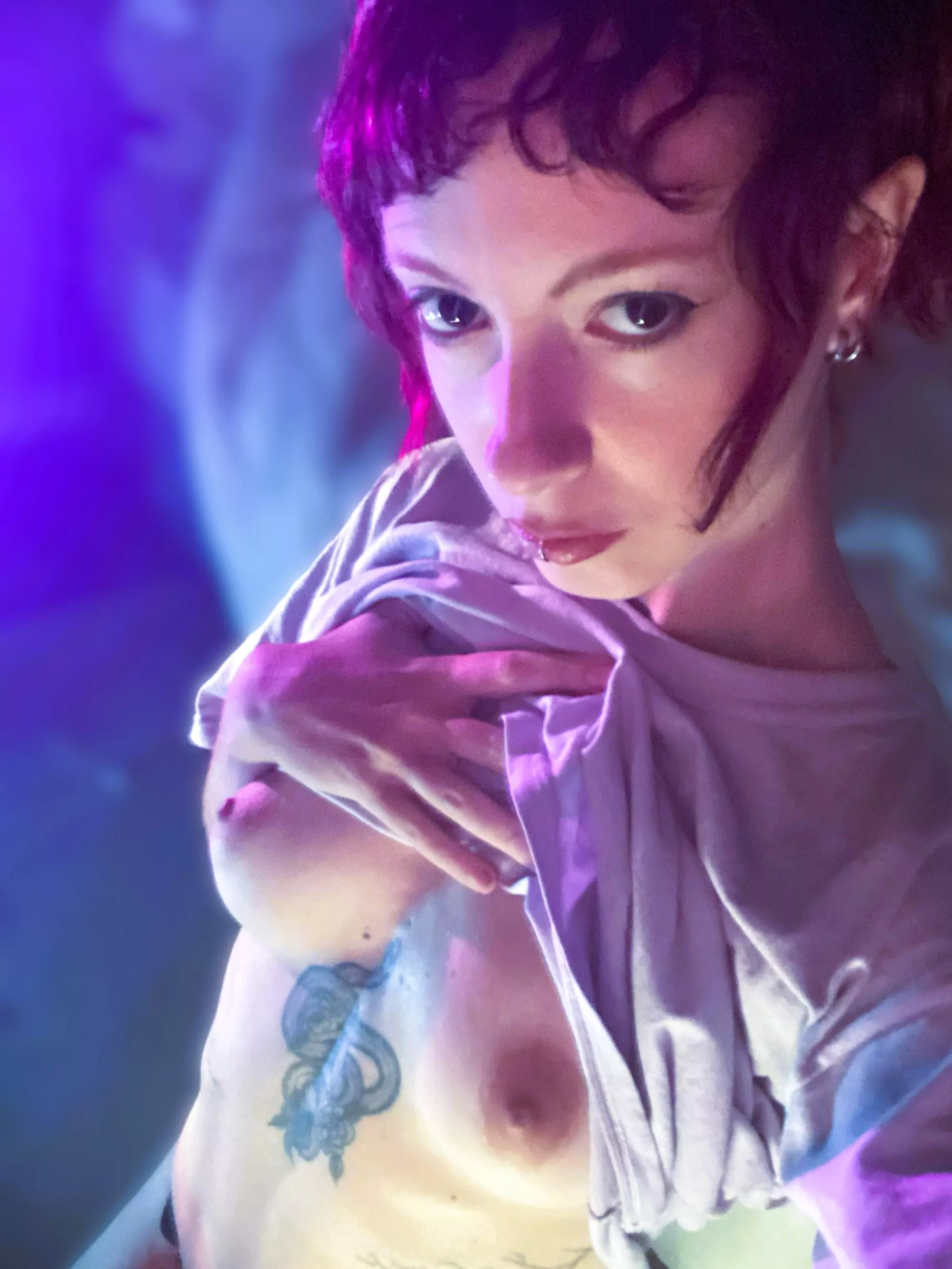 The shorter the girl's hairstyle, the tighter her holes are you know 
