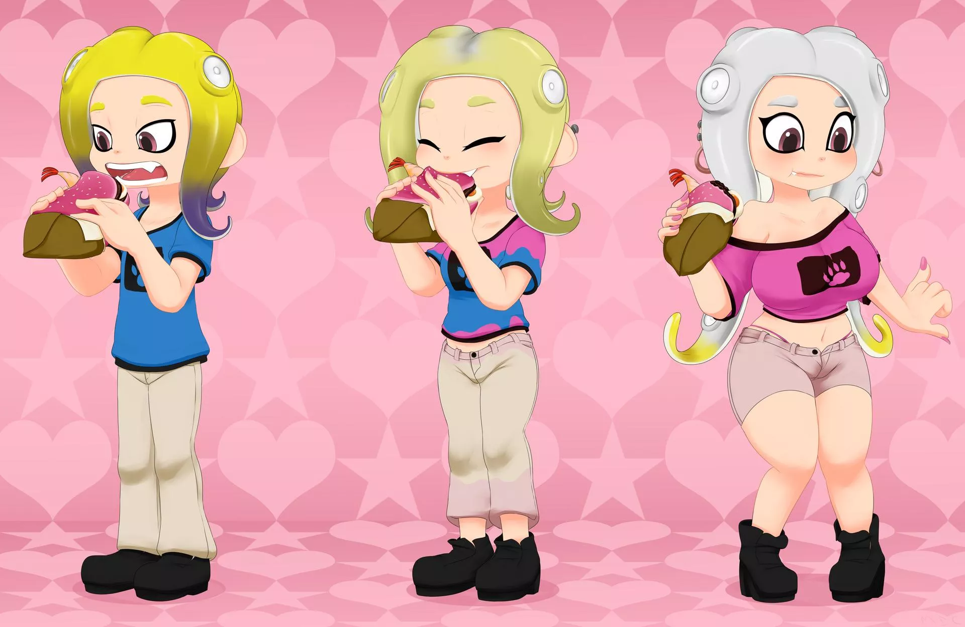 Veembo (M Octoling -> F Octoling) by MentalCrash