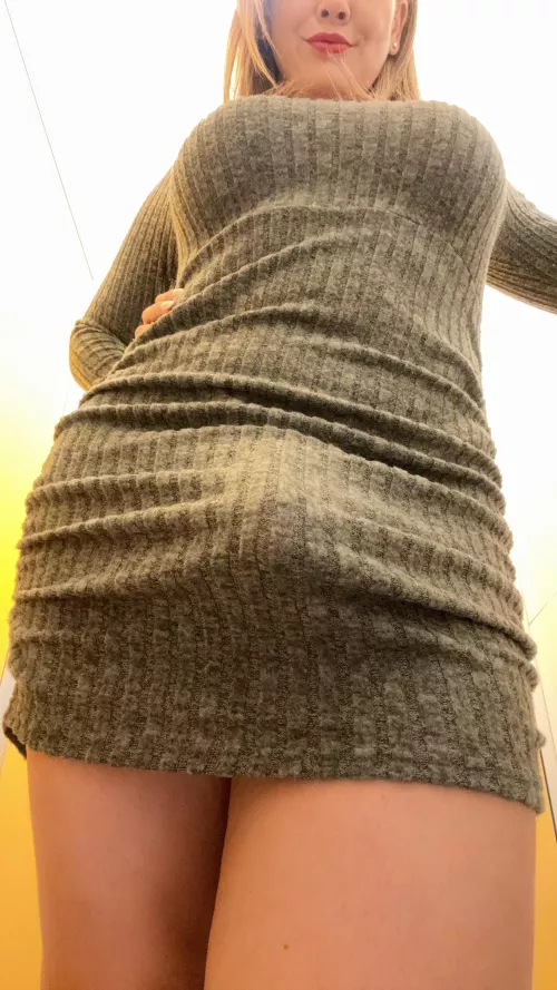 Wanna get under my skirt and see what I have there?