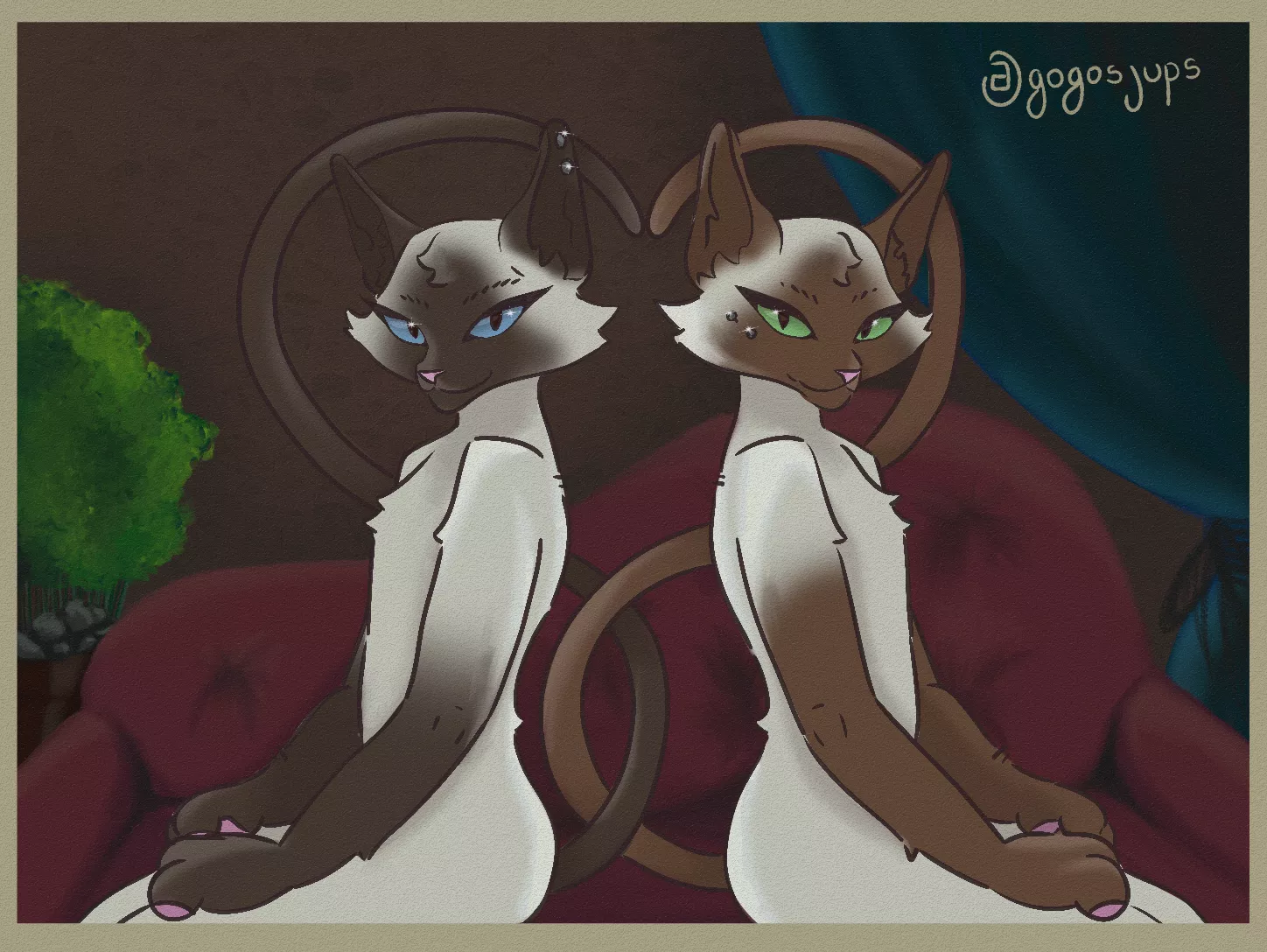 We are siamese if you please