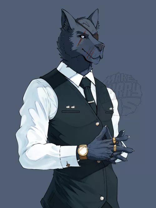 Your loyal butler (art by me)