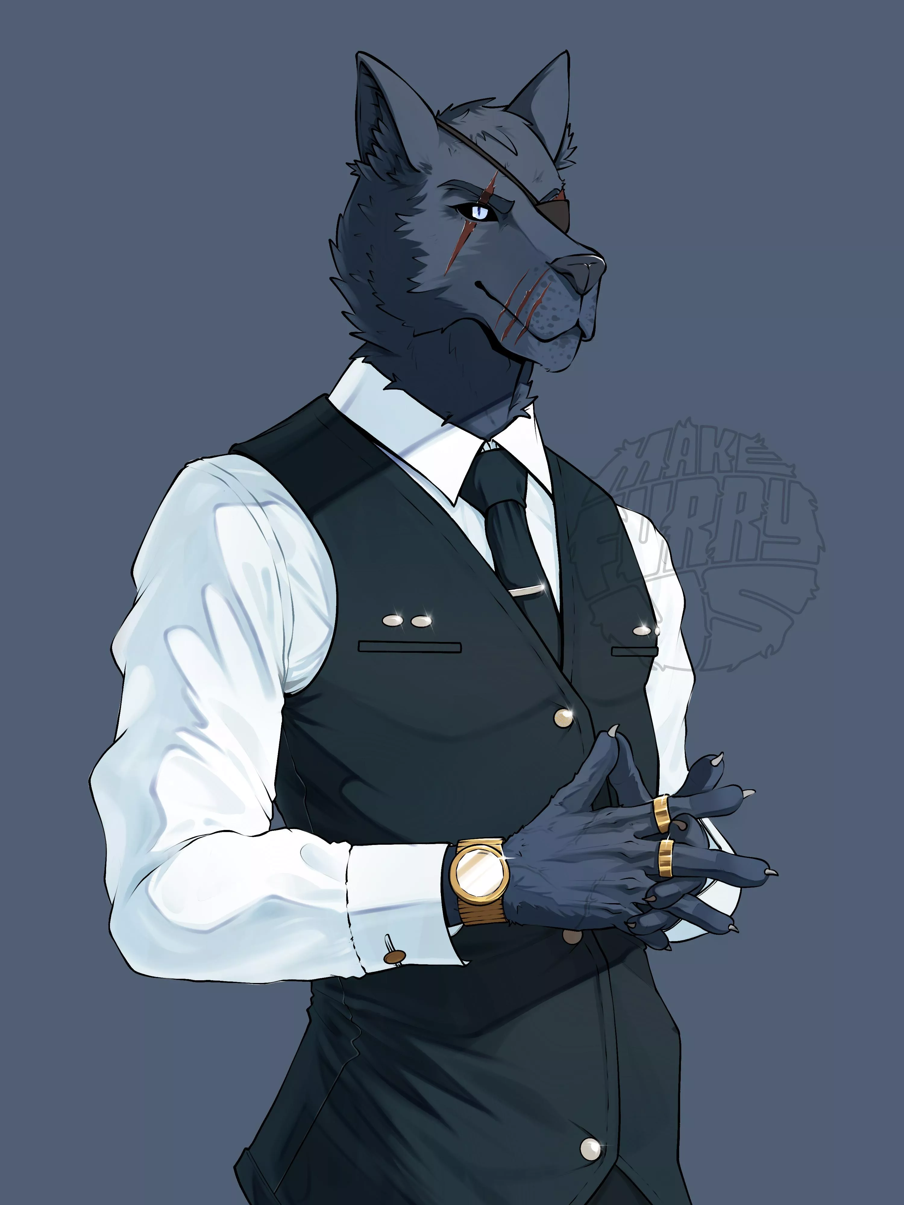 Your loyal butler (art by me)