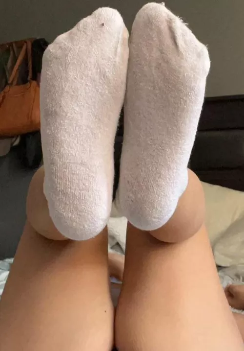 Enjoy the view. What would you do to my sock covered feet. 