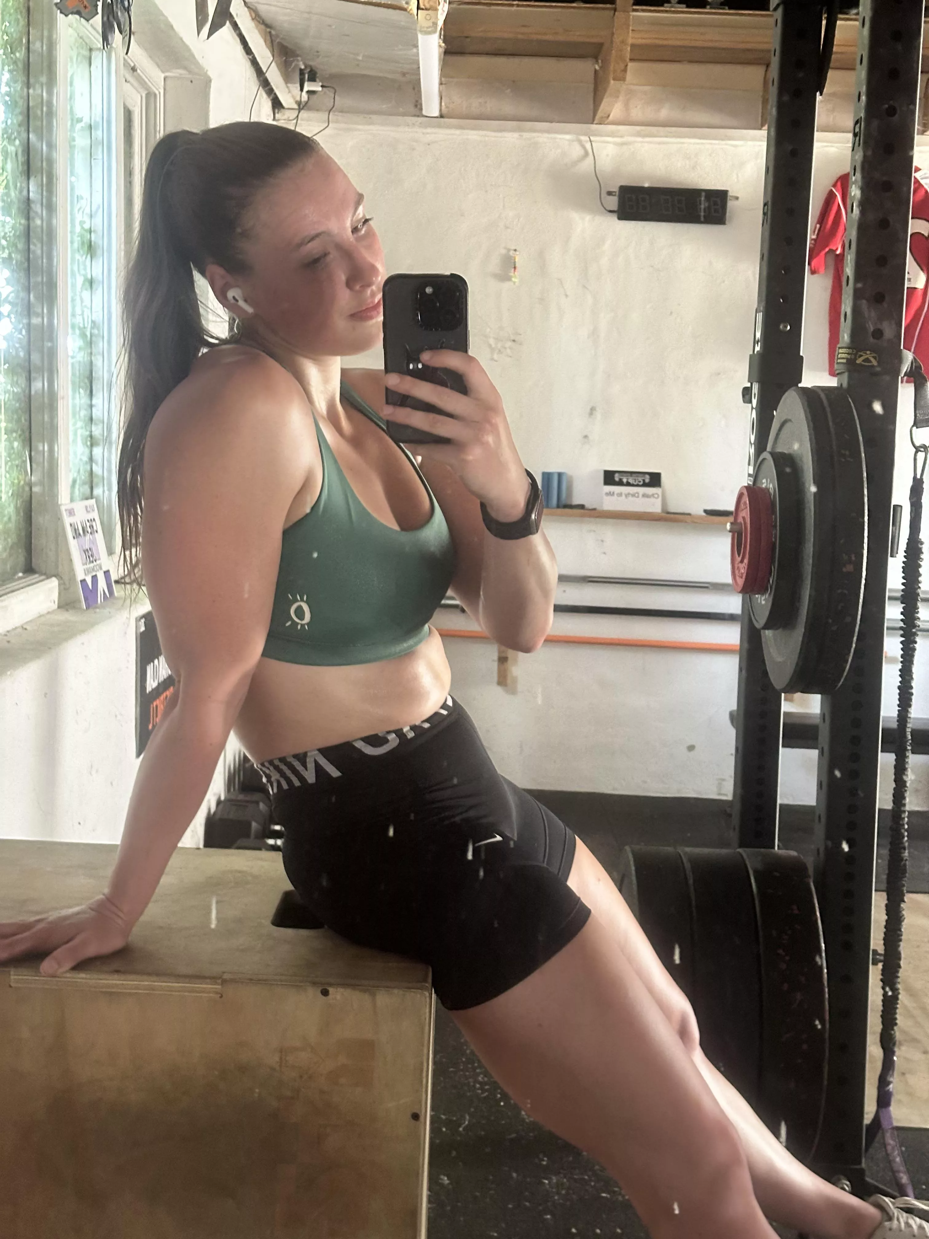 golden glistening today after a run and some light lifting