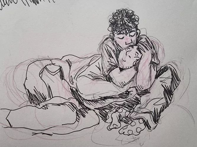 Got them in a chokehold ❤️ (oc)