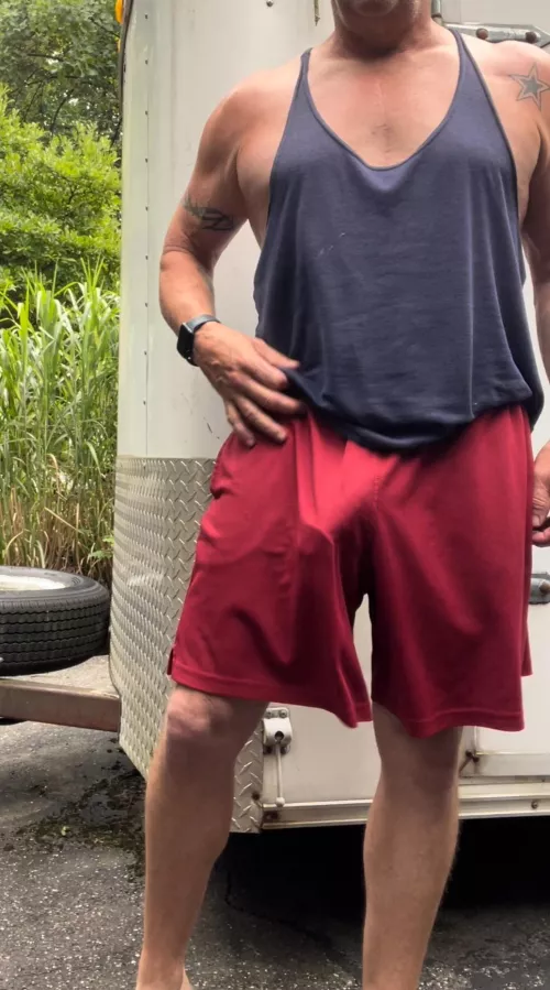 Guess what the mail lady saw today? 