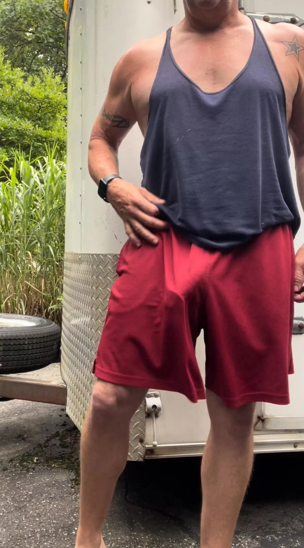 Guess what the mail lady saw today? 