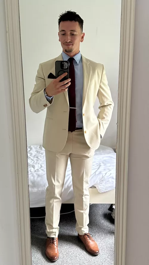 How do I look suited up?