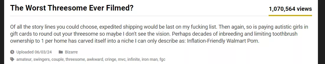 I don't even know what this is