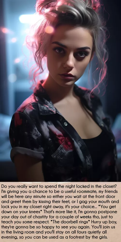 Kneeling through the night as the party goes on