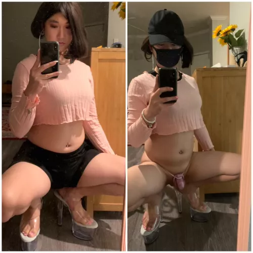 My clit is broken from permanent chastity, now I can only cum from being a backdoor princess❤️