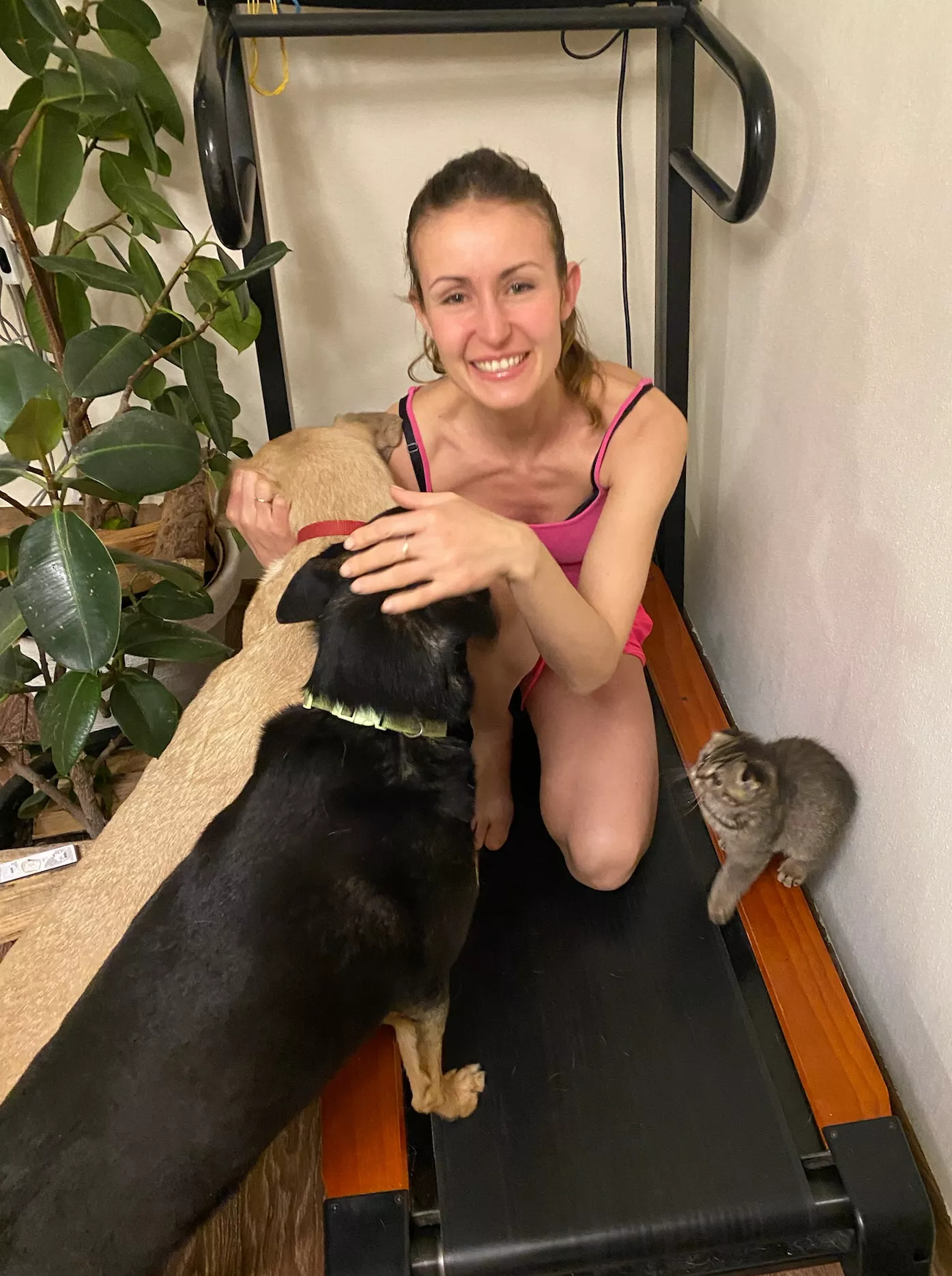 My coaches give me advice on rest and running.