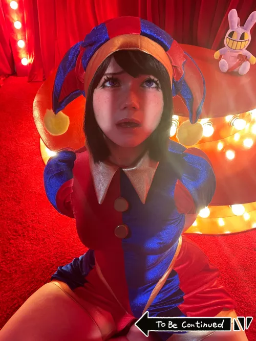 Pomni cosplay by Neyrodesu 