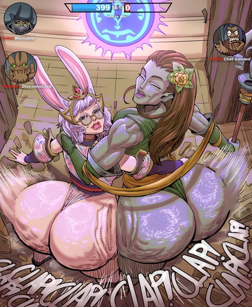 Rei and inara clap their way to the win [loonyjams]