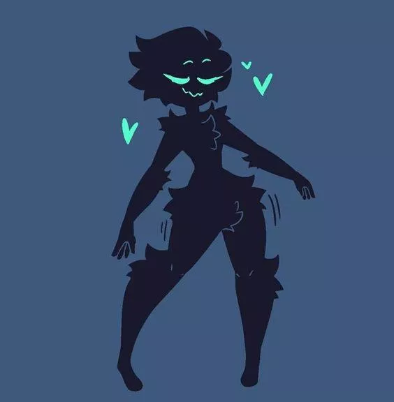 Shadow gal groovin' (Inkplasm Art) 
