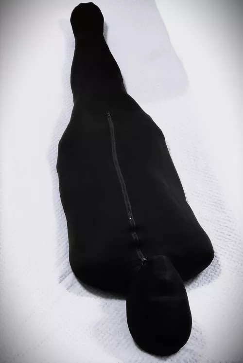 Sleepsack mummification self bondage