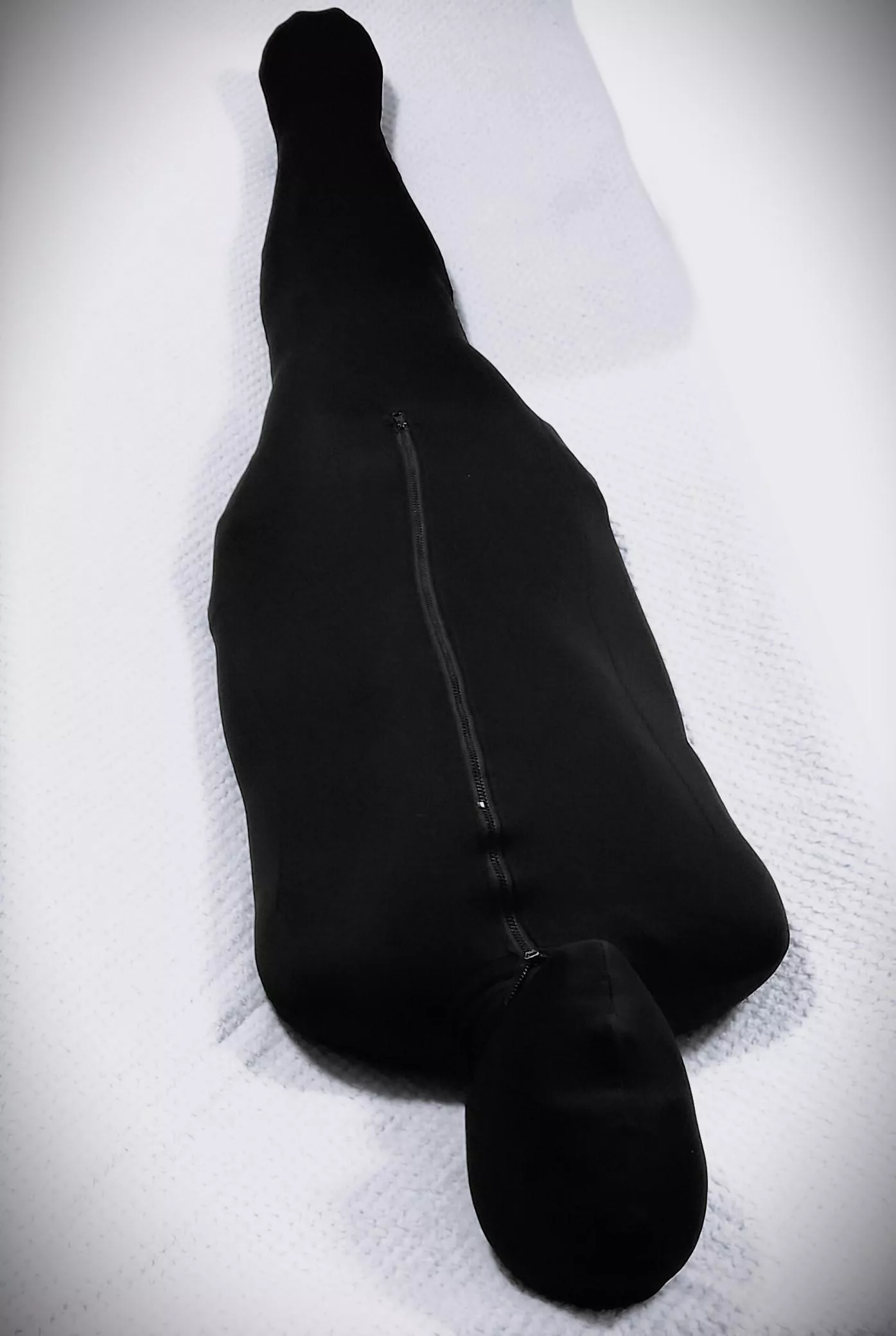 Sleepsack mummification self bondage