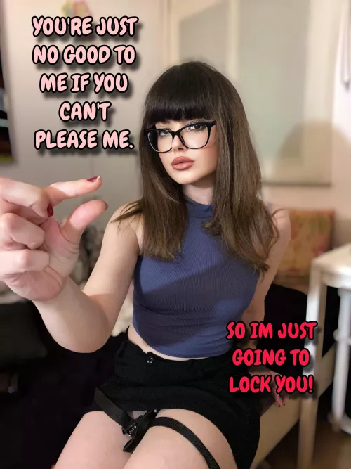 So I'm going to lock you... [oc]