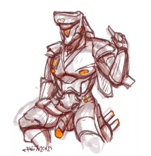 So that new warframe they showed of today huh (art by me)