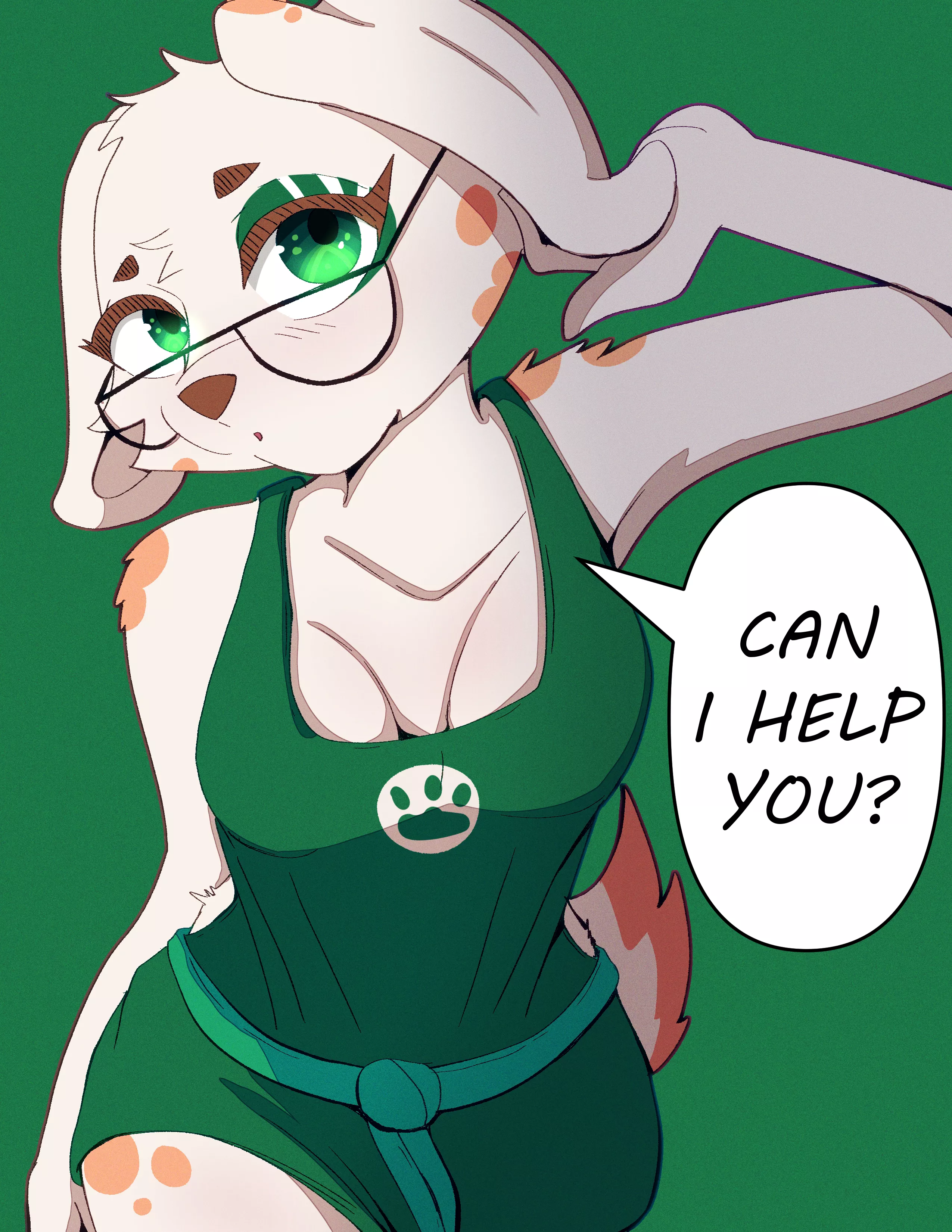 Startbucks dog! (Art by me)