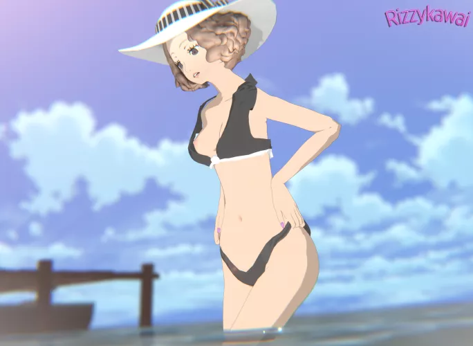 We never do get to see haru in a bikini (@Rizzykawai) 