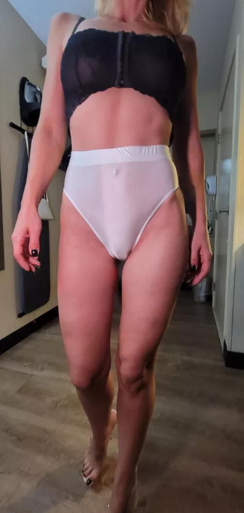 white satin panty booty