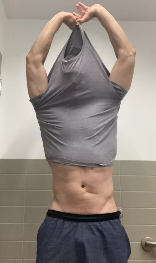 Workouts over. Hit the showers.