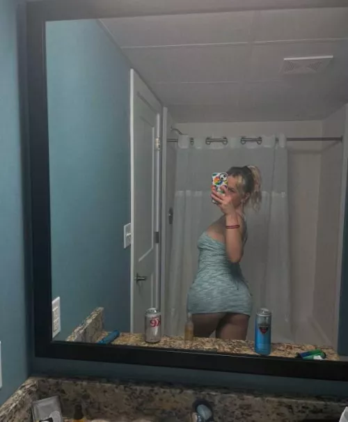 You can use my ponytail to grab me..