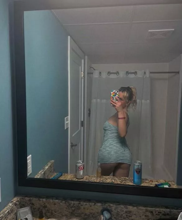 You can use my ponytail to grab me..