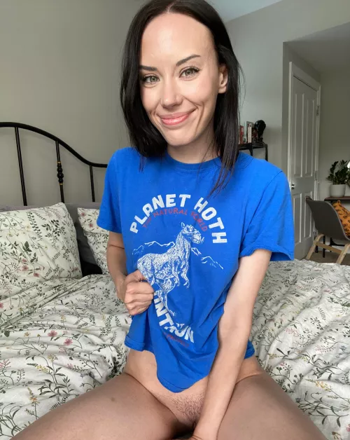 Can I be your personal Tauntaun…you can hide inside me for warmth [f]