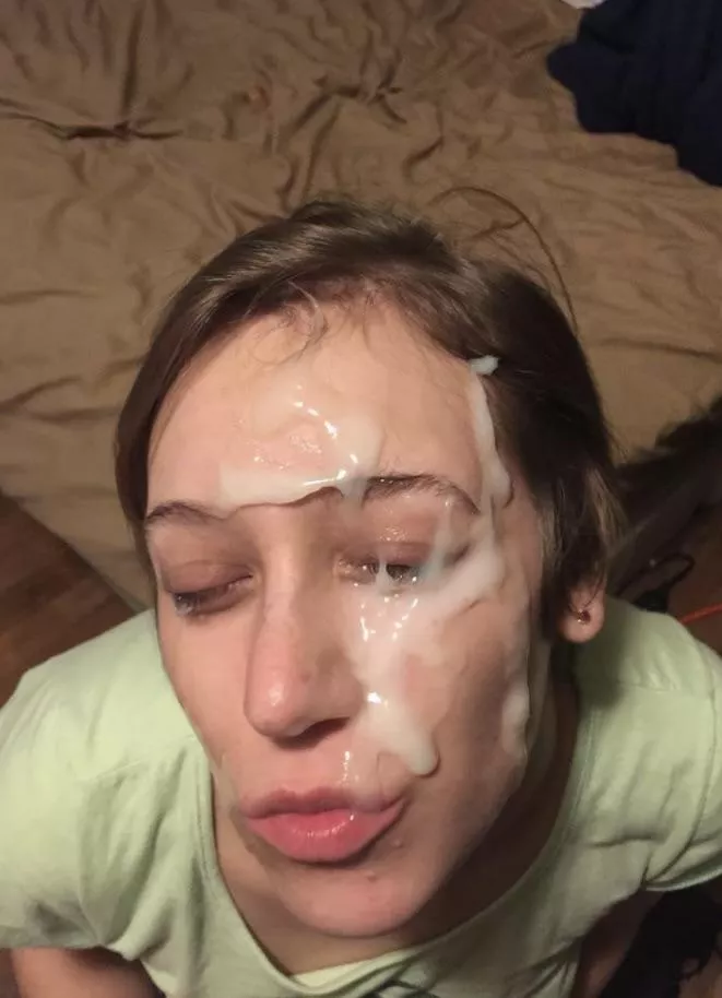 Can I drop a huge load on your face? Please? 