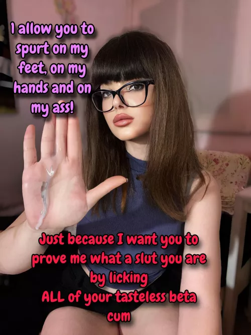 I allow you to... [oc]