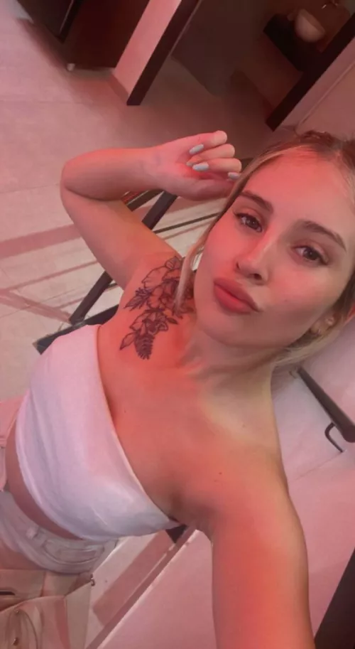 I love wearing a crop top to work