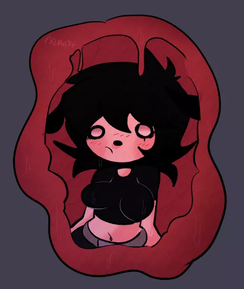 {Image} Flustered [Oral vore], [Original character], [internal view]