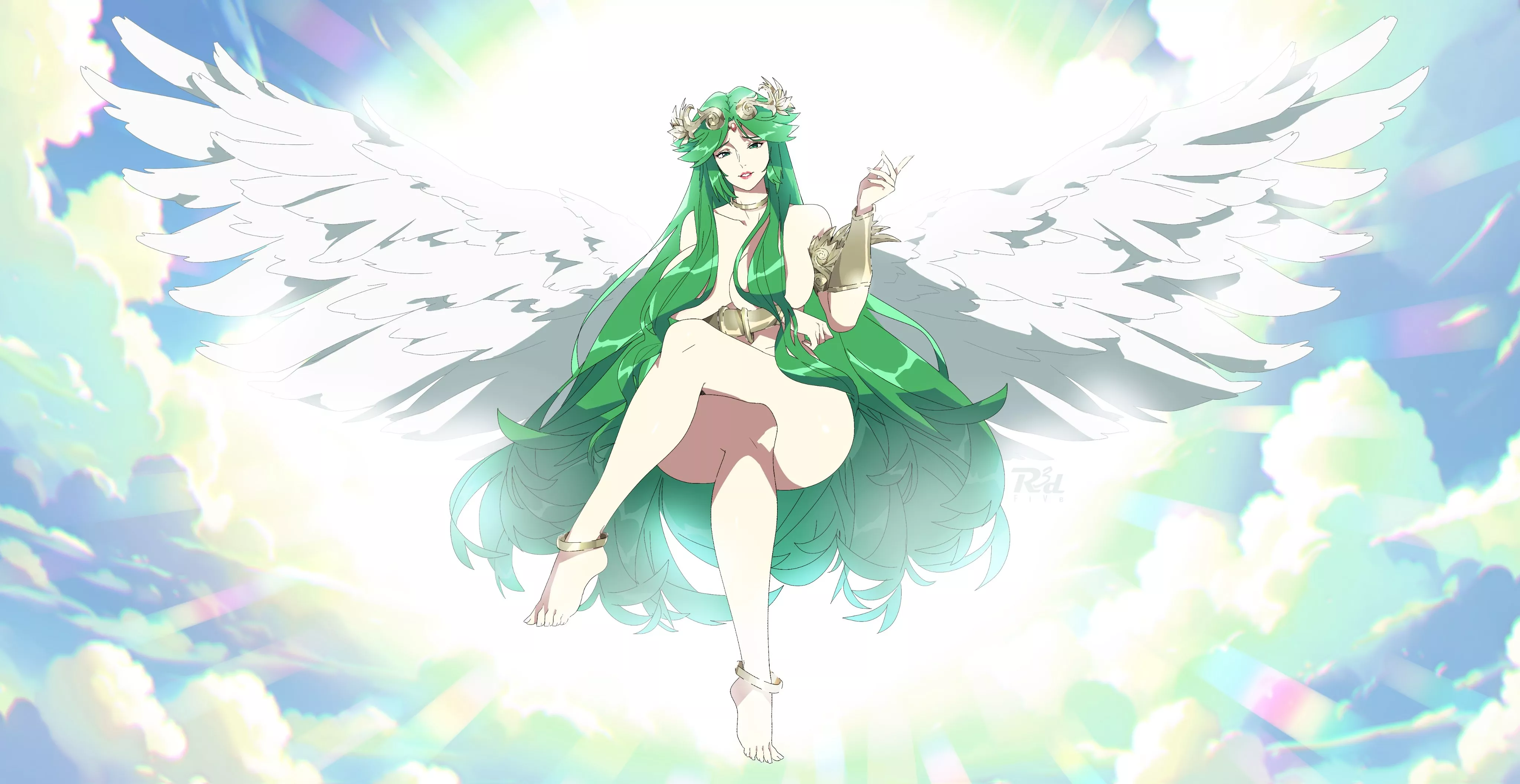 Palutena's thick and heavenly beauty